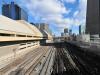 Train tracks by CN tower